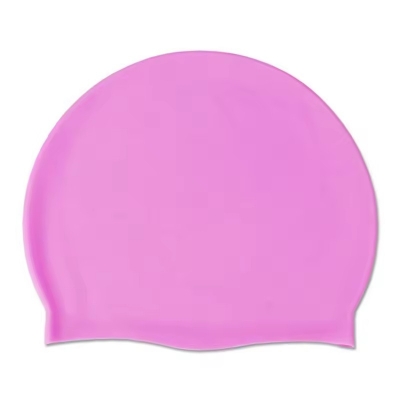 Silicone swimming cap